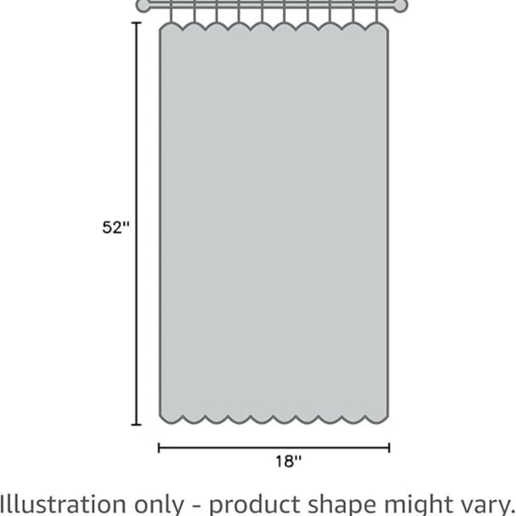 Lush Decor Coastal Reef Feather Light Filtering Window Valance🆕FAST📦🏃🏻💨⚡🚚 - Picture 14 of 16